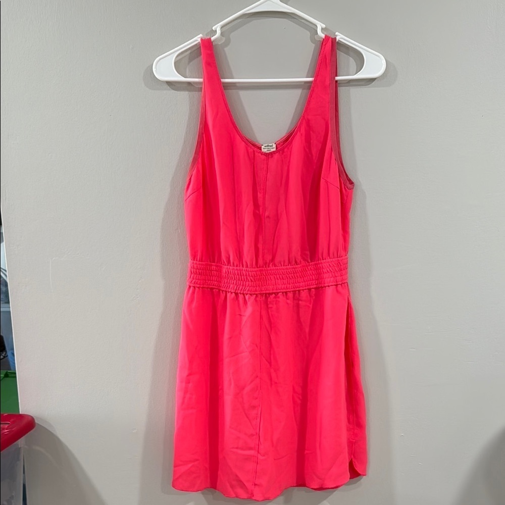 ARITZIA Wilfred hot pink mini casual pullover summer dress